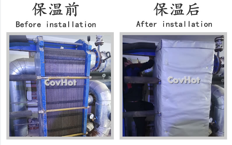 板式<a href=http://m.ztjjw.com.cn/e/tags/?tagname=%E6%8D%A2%E7%83%AD%E5%99%A8%E4%BF%9D%E6%B8%A9 target=_blank class=infotextkey>換熱器保溫</a>套,板換保溫罩